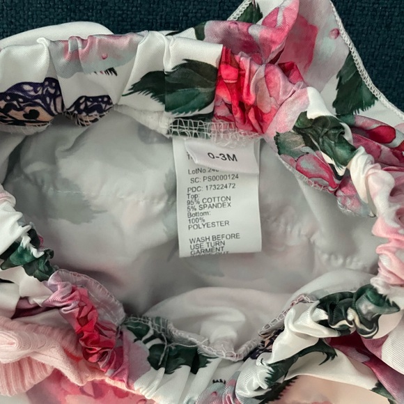 PatPat Pink Floral Onesie outfit - Picture 9 of 10